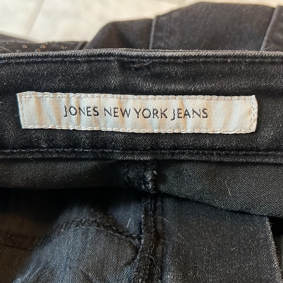 Jones New York Jeans - Beautiful Black Pants - Lexington Straight - Size 12 - Picture 8 of 16